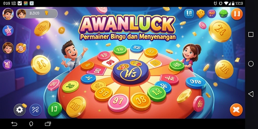 Screenshot gameplay AWANLUCK menampilkan suasana permainan Bingo yang seru.