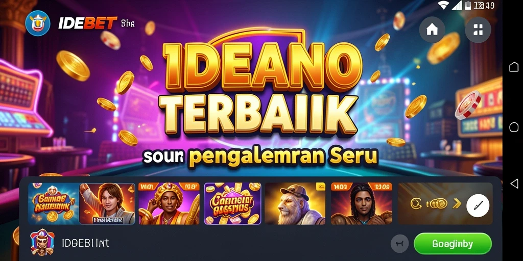 Gameplay menarik IDEBET dalam dunia Kasino yang seru.