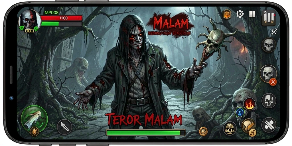 Gameplay MPO08 yang mencekam dan penuh ketakutan.