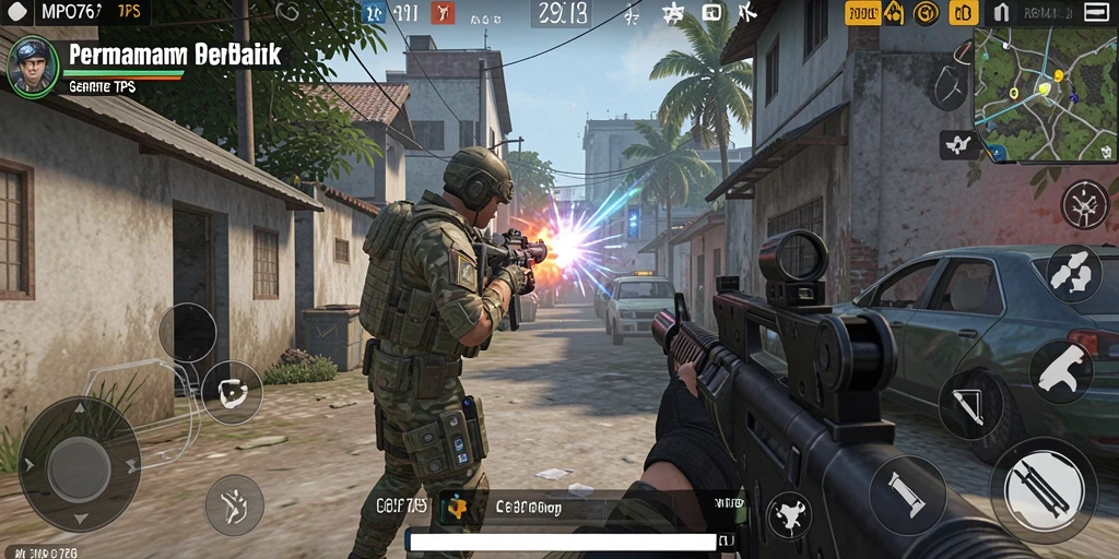 Tampilan seru dari gameplay MPO76 yang mendebarkan.