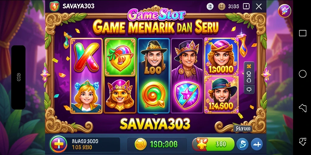 Tampilan mengasyikkan gameplay Slot di SAVAYA303.