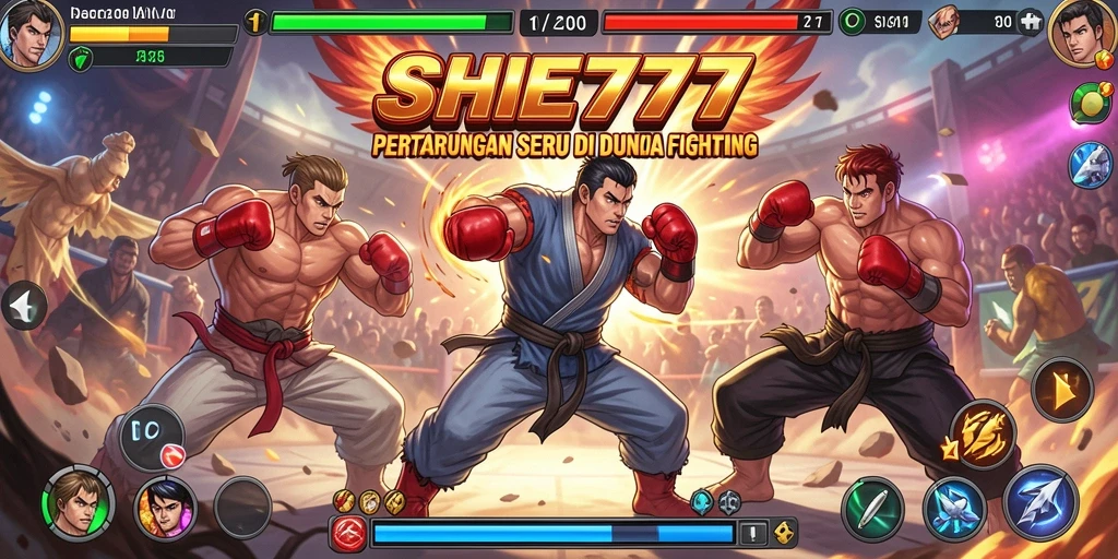Tampilan gameplay <strong>SHE777</strong> yang seru dengan aksi pertarungan mendebarkan.
