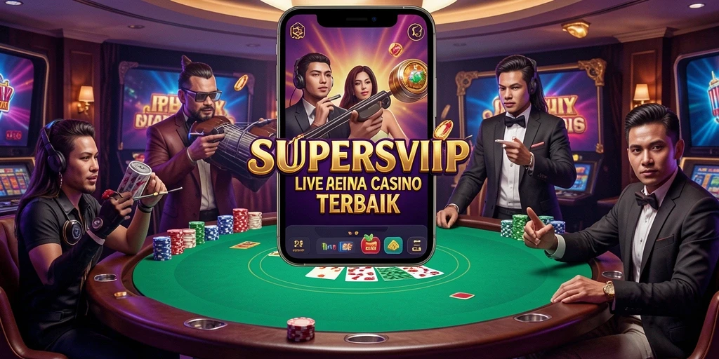 Tampilan gameplay Live Casino yang menarik di SUPERSVIP.
