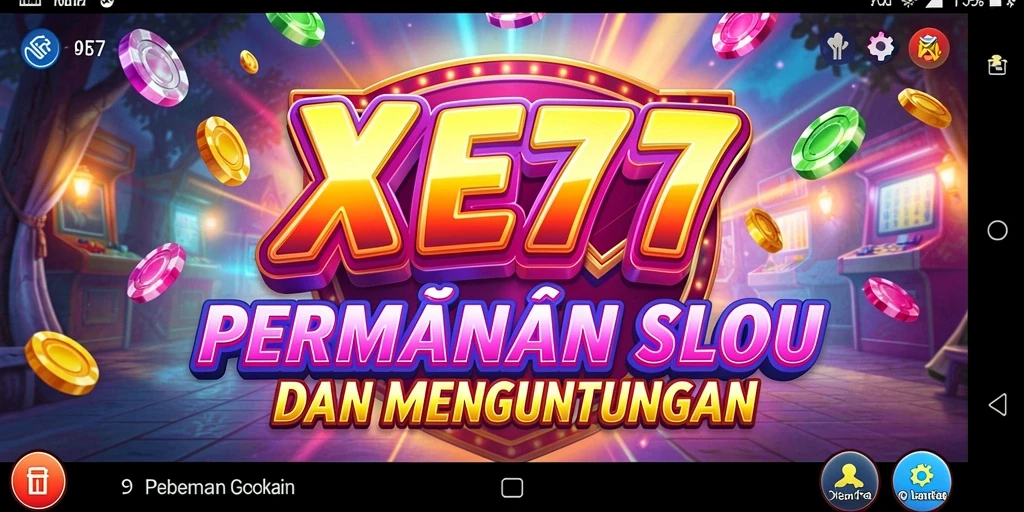 Screenshot gameplay XE77 menampilkan pengalaman bermain slot yang seru dan menarik.