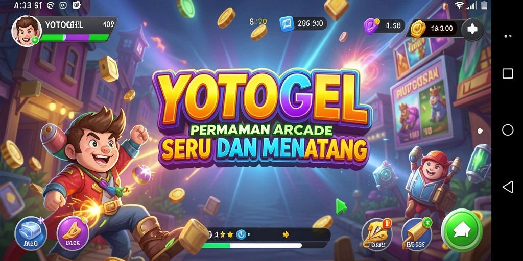 Tampilan gameplay YOTOGEL yang seru dan penuh aksi.